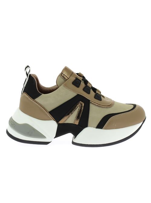 Marble Woman sneakers da donna in pelle e tessuto beige ALEXANDER SMITH | M1D59SNDX